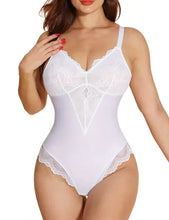 Load image into Gallery viewer, White Shapewear Bodysuit
