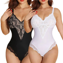 Load image into Gallery viewer, White Shapewear Bodysuit
