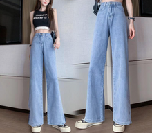 Load image into Gallery viewer, Low Rise Wide Leg Jeans
