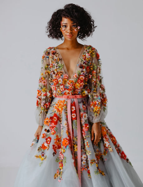 Floral Embroidered Dresses