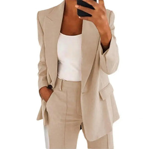 Camel Blazer Women