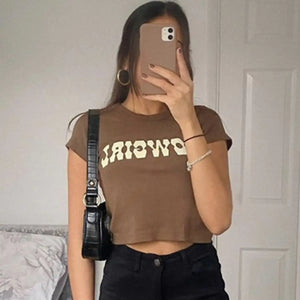 Cowgirl crop top