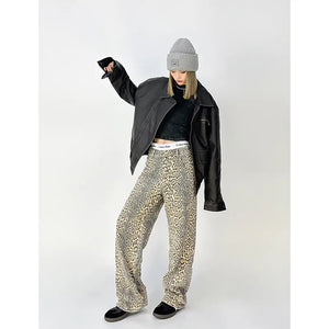 Leopard Cargo Pants