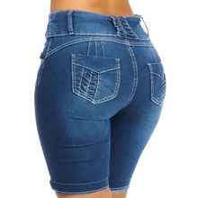Load image into Gallery viewer, Stretch Jean Shorts
