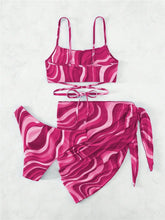 Load image into Gallery viewer, 3 Piece Swimsuit With Cover Up
