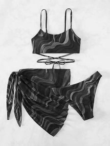 3 Piece Swimsuit With Cover Up