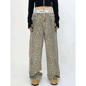 Leopard Cargo Pants