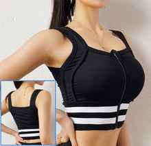 Load image into Gallery viewer, Sports Bra Zip Front
