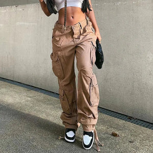 Denim Cargo Pants