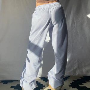 Striped Linen Pants