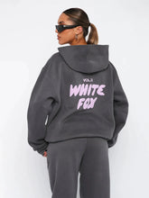 Load image into Gallery viewer, White Fox Hoodie
