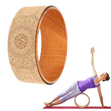 Load image into Gallery viewer, Yoga Roller Cork Back Wheel
