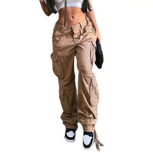 Denim Cargo Pants