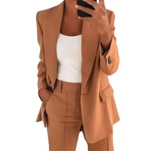 Camel Blazer Women