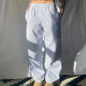 Striped Linen Pants