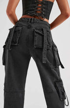 Load image into Gallery viewer, Cargo Jeans Women
