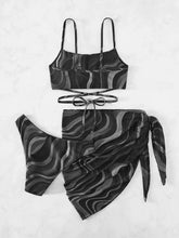 Load image into Gallery viewer, 3 Piece Swimsuit With Cover Up
