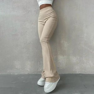 Ribbed Flare Leggings