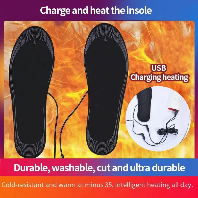 ThermaSole™ Insoles Washable, Rechargeable, and Heated