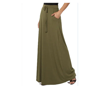 Plus Size Maxi Skirt