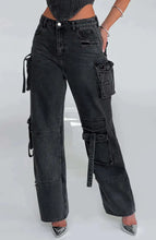 Load image into Gallery viewer, Cargo Jeans Women
