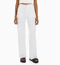 Load image into Gallery viewer, Green Cargo Pants Women
