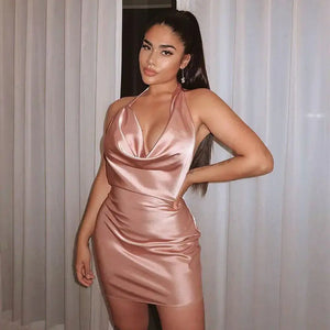 Gold Mini Dress