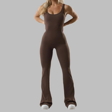 Load image into Gallery viewer, Velvet jumpsuit - Flared Jumpsuit
