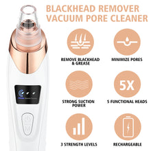 Load image into Gallery viewer, Vacuum Electric Blackhead Remover Cleaner
