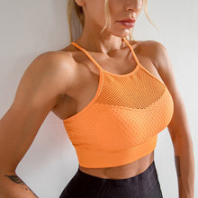 Load image into Gallery viewer, Cross Back Wirefree Removable Cups Sport Bra
