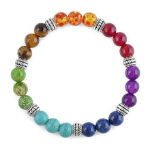 Load image into Gallery viewer, 7 Chakra Healing Crystals B.racelet
