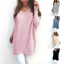 Load image into Gallery viewer, V Neck Cashmere Sweater
