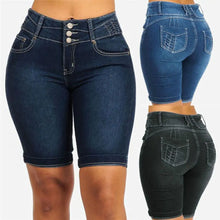 Load image into Gallery viewer, Stretch Jean Shorts

