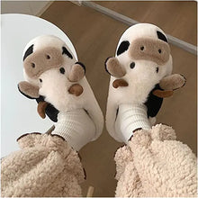 Load image into Gallery viewer, Cow Slippers
