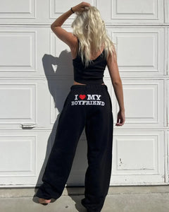 Womens wide leg Sweatpants