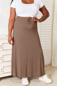 Plus Size Maxi Skirt