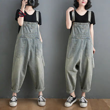 Load image into Gallery viewer, Plus Size Denim Jumpsuit

