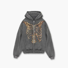 Load image into Gallery viewer, Cross Zip up Hoodie
