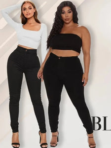 Plus Size Straight Leg Jeans