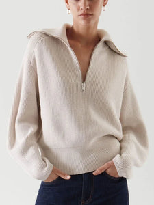 Sweater with Zipper