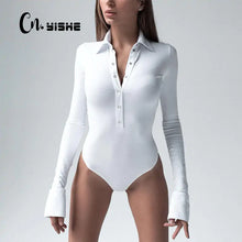 Load image into Gallery viewer, Long Sleeve Lace Bodysuit
