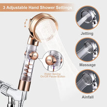 Load image into Gallery viewer, Gold Shower Head
