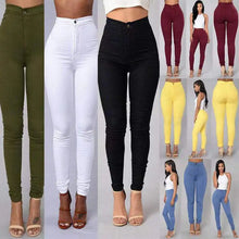 Load image into Gallery viewer, High Waist Skinny Jeans
