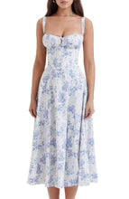 Load image into Gallery viewer, Blue Floral Dress
